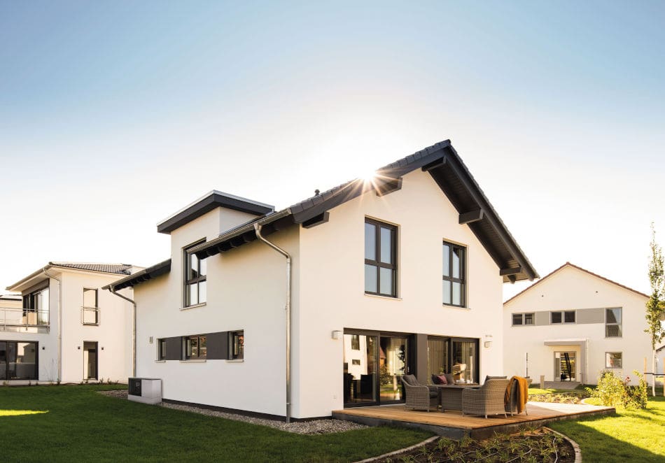 Rodinný dům využívající tepelné čerpadlo Viessmann v kombinaci s FVE systémem